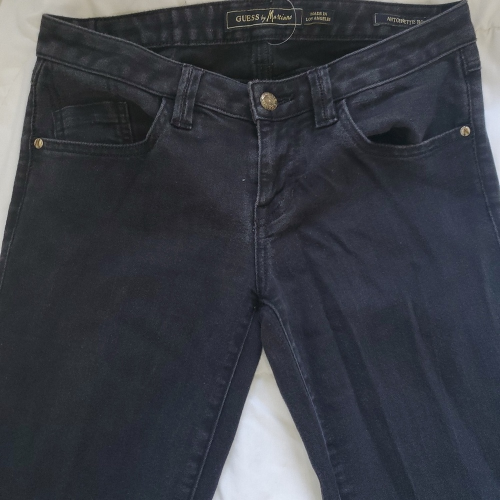 Marciano's Faded black jeans with gold detailing